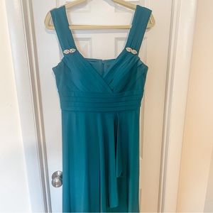 R&M Richards Midi Cocktail Formal Party Dress (Size 12)